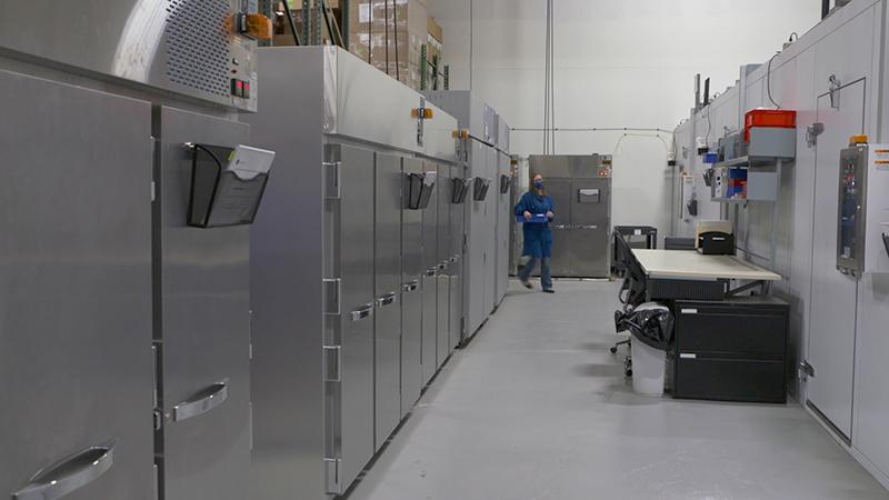 Chambres de stabilité chez Crown Laboratories