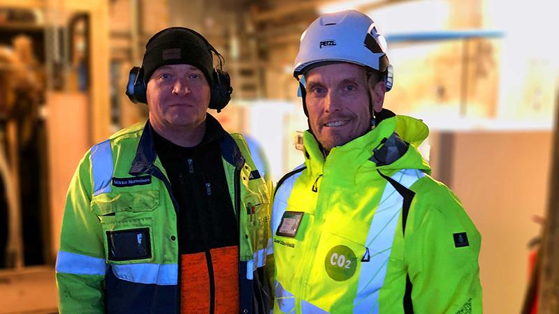 Mikko Nurminen from Walki and Sami Uusi-Erkkilä from SmartAir
