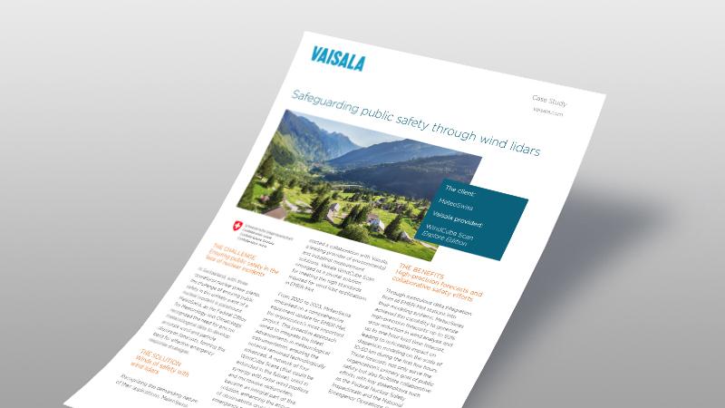 Safeguarding public safety through wind lidars