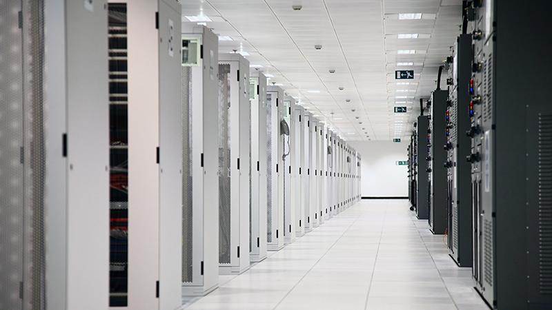 Data center aisle