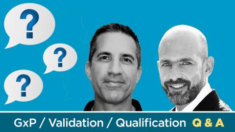 Qualification de la validation pour les applications GxP et pharmaceutiques