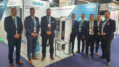 Vaisala staff at Cigre 2022