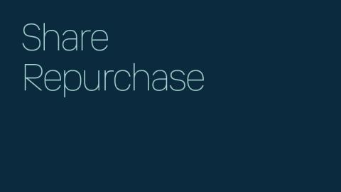 Share repurchase release