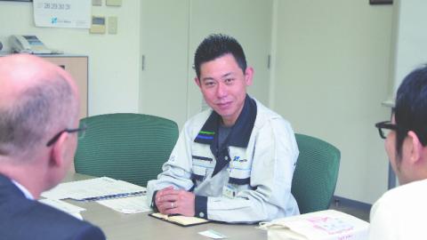 Herr Taguri, Team Lead und Manager of Dehumidifier Design der Seibu Giken Technology Division Seibu Giken Co., Ltd.