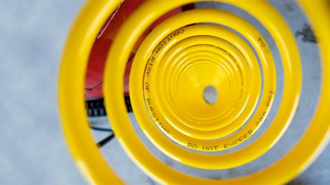 Yellow hose 