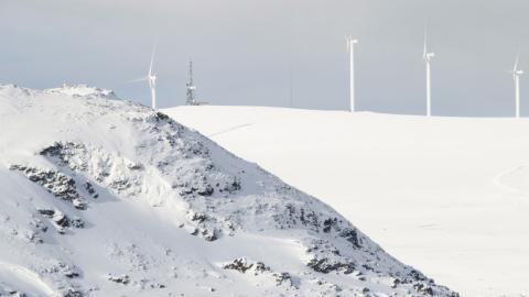 Wind Turbines in Winter
