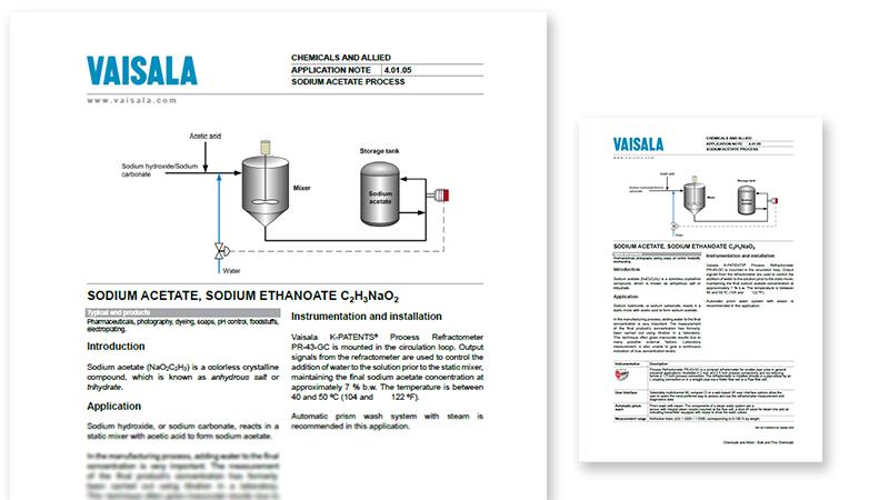 Sodium acetate process pdf