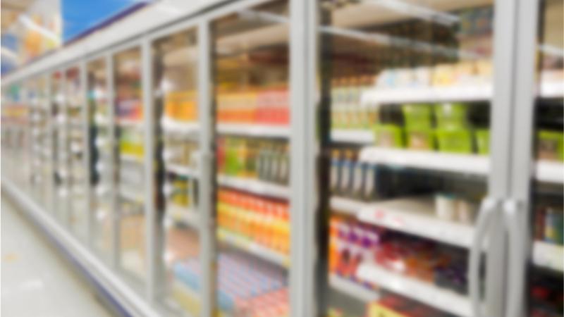Supermarket fridges